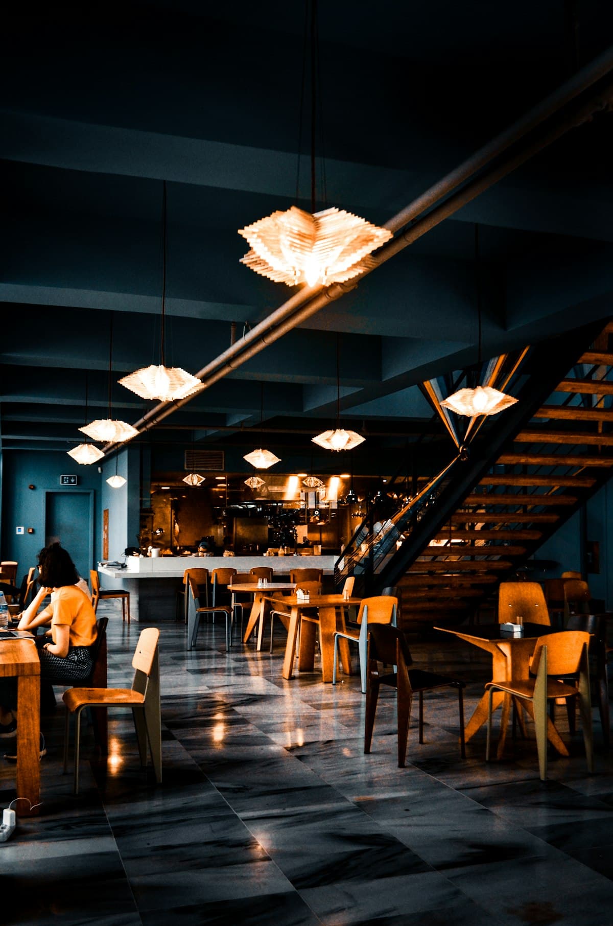 Empty restaurant table set for guests who never arrived